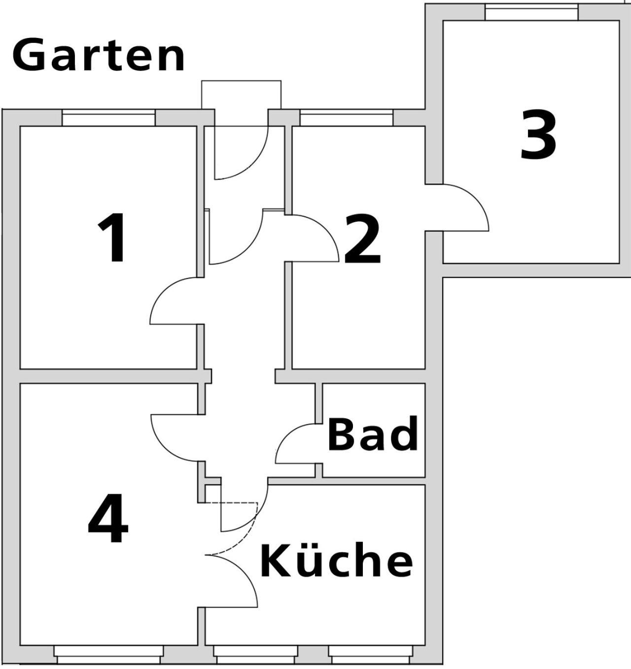 Messe-Apartment, 4 Schlafzimmer, 80 Qm, Garten - 6 Km Zur Messe, Verkehrsguenstig, Ruhig, Parkplaetze Nuremberg Extérieur photo